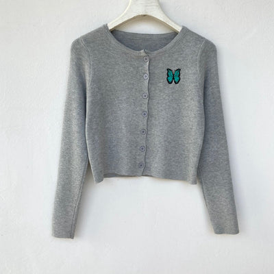 Cardigan Holgado Estilo Universitario para Mujer - Image 67