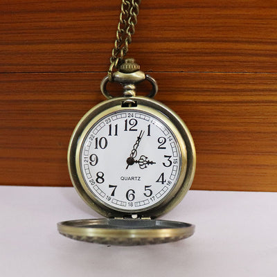 Reloj de Bolsillo para Mujer Estilo Árbol de la Suerte Calado Retro - Image 7