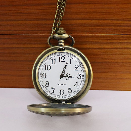 Reloj de Bolsillo para Mujer Estilo Árbol de la Suerte Calado Retro - Image 7