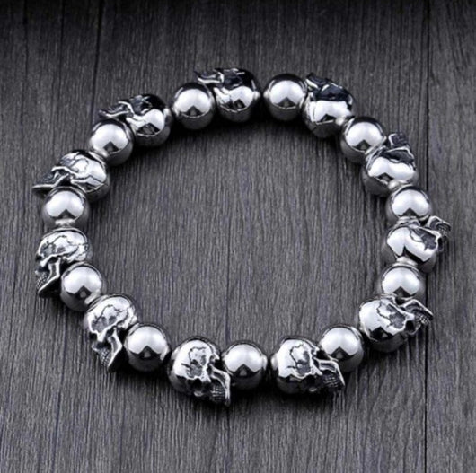 Pulsera de Calavera Titanio para Hombre - Diseño Minimalista - Image 5
