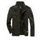 Jaqueta Cargo Masculina Militar Plus Size Casual