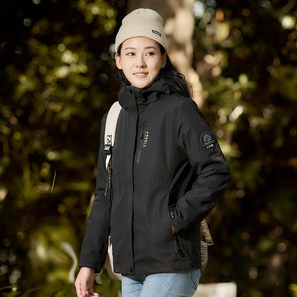 Chaqueta 3 en 1 Impermeable y Cortavientos con Forro Desmontable