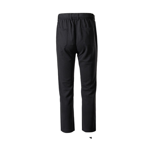 Pantalones de Descanso Rectos Unisex con Cinturón