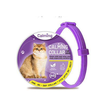 Collar Calmante Ajustable para Gatos y Perros - Alivio Natural de Ansiedad - Image 3