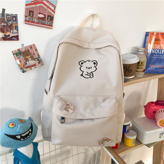 Mochila Escolar Coreana para Estudiantes de Secundaria - Estilo Ins Trendy