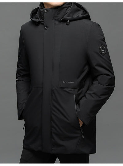 Abrigo de Algodón Grueso Talla Grande para Hombre - Image 23