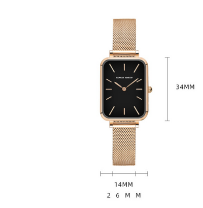 Reloj Empresarial Retro de Lujo Ligero Resistente al Agua para Mujer - Image 7