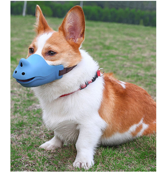 Bozal Ajustable de Silicona Pura con Forma de Rinoceronte para Perros - Image 10