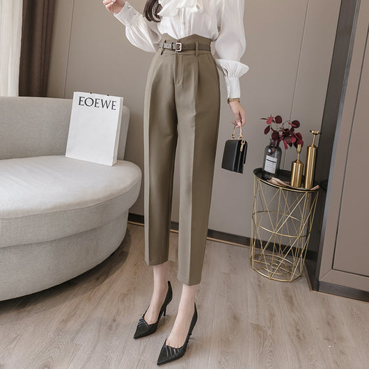 Pantalones Harem Cintura Alta para Mujer - Pantalones Frescos de Verano - Image 5
