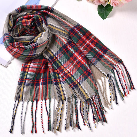Bufanda Escocesa de Invierno Estilo Británico - Image 28