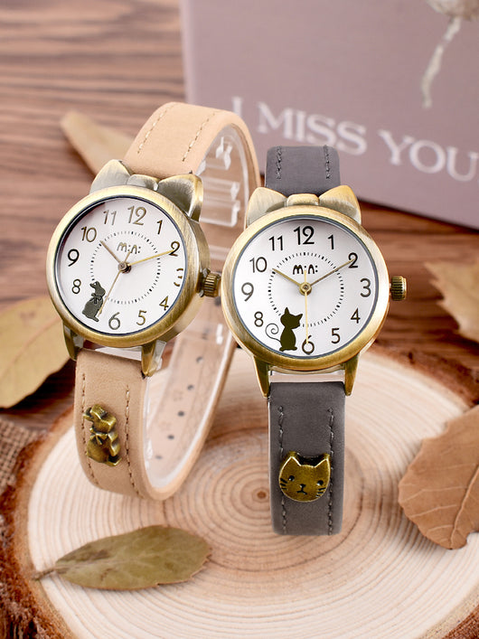 Reloj Retro Coreano Impermeable para Niña Secundaria - Image 6