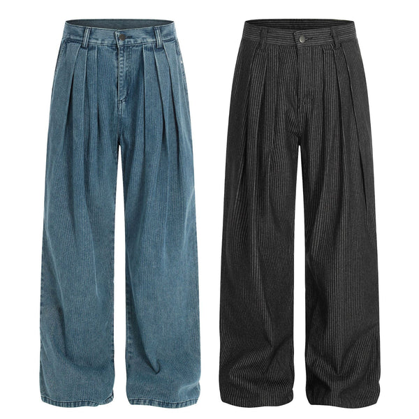 Pantalones Casuales de Corte Recto en Colores Sólidos para Hombre