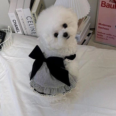 Falda Halter Cuadrille para Mascotas - Colección Verano