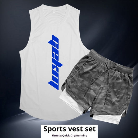 Conjunto Deportivo para Hombre - Chaleco y Shorts para Correr y Entrenamiento - Image 21