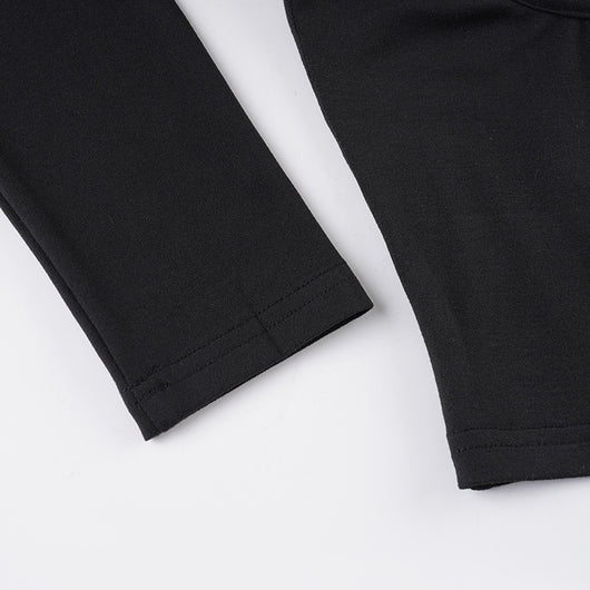 Blusa Larga con Panel de Encaje y Efecto Dos Piezas para Mujer - Image 13