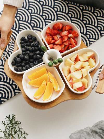Bandeja Divisora de Cerámica para Frutas y Dulces - Image 2