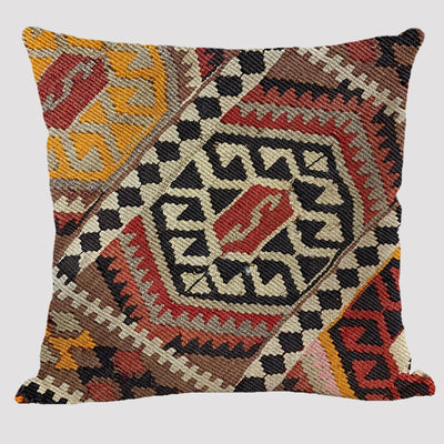Almohada Reversible Étnica de Lino Bohemio Doble Cara - Image 37