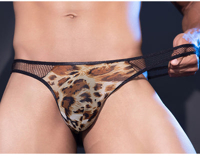 Bóxer Leopardo Transparente de Cintura Baja para Hombre - Image 5