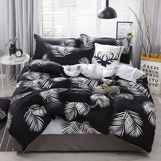 Ropa de Cama Poliéster con Estampado Simple para el Hogar - Image 29