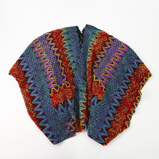 Chal Tejido Bohemio con Bolsillos - Abrigo Versátil - Image 11