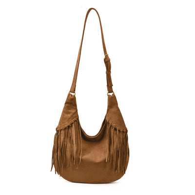 Bolsa Mensajera Retro de Gran Capacidad Tipo Dumpling para Otoño e Invierno - Image 5