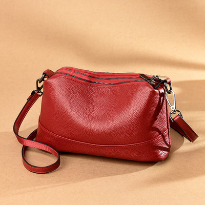 Bolso Bandolera de Cuero Genuino para Mujer - Diseño Monocapa Elegante - Image 13