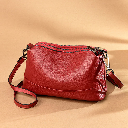 Bolso Bandolera de Cuero Genuino para Mujer - Diseño Monocapa Elegante - Image 13