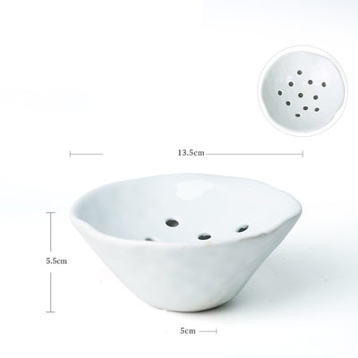 Cuenco Cerámica Zen con Flores Caladas Estilo Chino - Image 11