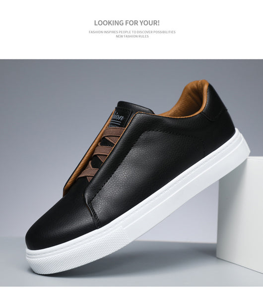 Tenis para Hombre de Color Sólido Cómodos y Antideslizantes - Image 10