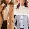 Blazer Ejecutivo Unisex con Botones Metálicos Decorativos