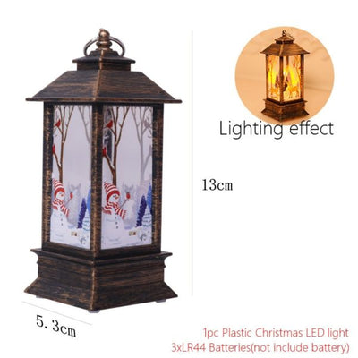 Linterna LED Navideña con Vela Electrónica - Lámpara de Mesa para Adultos Mayores - Image 14