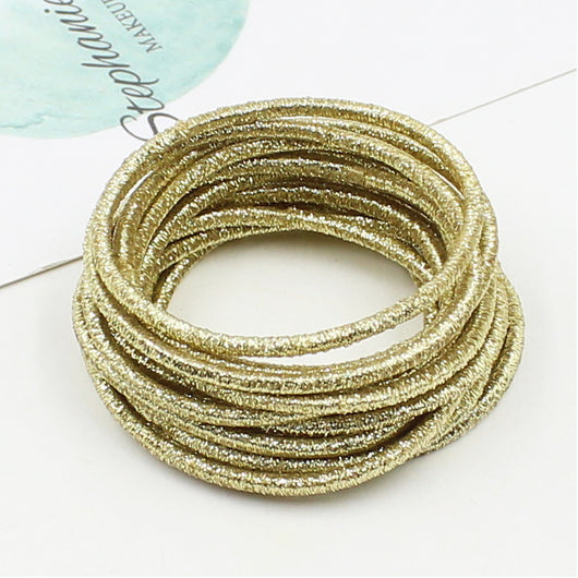 Accesorio Dorado para Cabello con Cuerda Brillante - Adorno de Lujo - Image 7