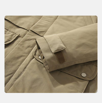 Chaqueta Acolchada de Plumón Blanco con Capucha para Hombre - Versátil y Cálida - Image 13