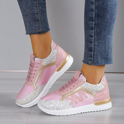 Zapatillas Deportivas Casuales para Mujer con Estampado y Encaje - Image 5