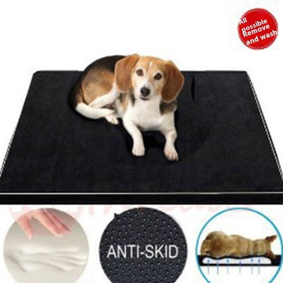 Cama Ortopédica para Mascotas con Espuma Viscoelástica Removible y Lavable