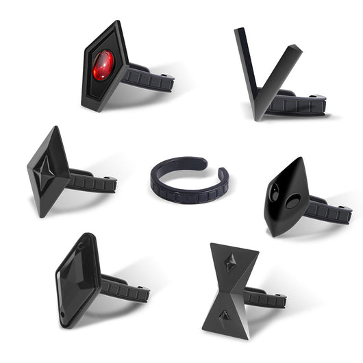 Juego de Anillos de Nogal Negro Exquisito - Image 8
