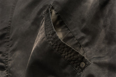 Chaqueta de Béisbol Vintage Desgastada para Hombre - Image 18