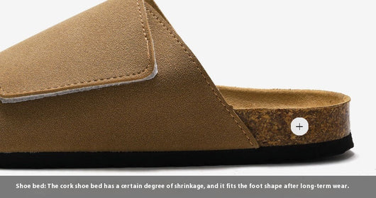 Pantuflas de Corcho y Cuero para Hombre - Sandalias Retro Cómodas - Image 16