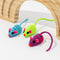 Juguete Interactivo para Gatos Ratón Enrollable Multicolor