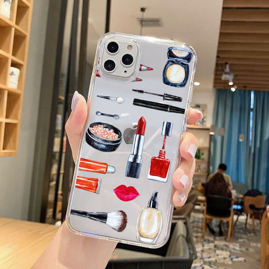 Funda Transparente para iPhone 12 y XS Max - Protección TPU Suave Estilo Cosmético - Image 4
