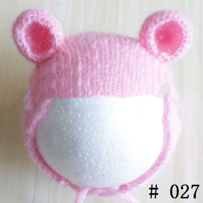Gorro Suave de Mohair para Fotografía de Bebés - Tejido Artesanal - Image 21