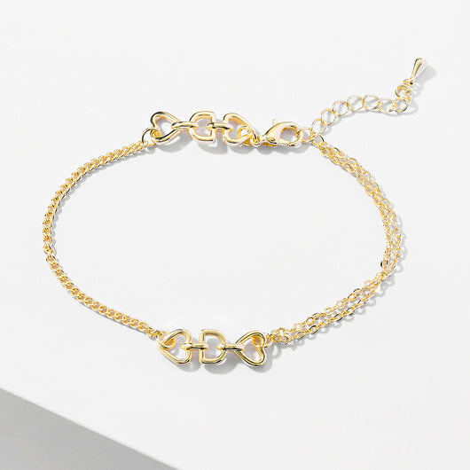 Conjunto de Joyería Minimalista Carta de Amor - Anillo, Pulsera y Aretes - Image 5