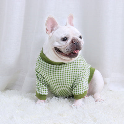 Suéter Acolchado de Cuadros para Perros - Abrigo Cálido Invierno y Otoño - Image 4