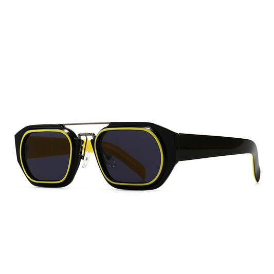 Gafas de Sol Cuadradas Retro Moderno con Marco Angosto