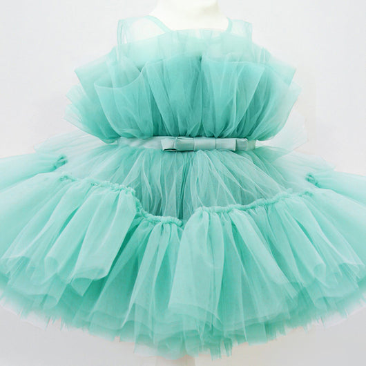 Vestido Princesa Niña Tul Esponjoso Elegante - Image 12