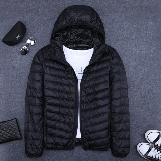 Chaqueta Acolchada Ultraligera con Capucha para Hombre