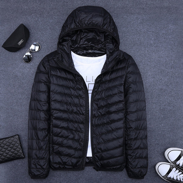 Chaqueta Acolchada Ultraligera con Capucha para Hombre