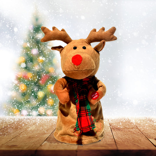 Reno Navideño Bailarín Eléctrico de Peluche con Música - Image 4