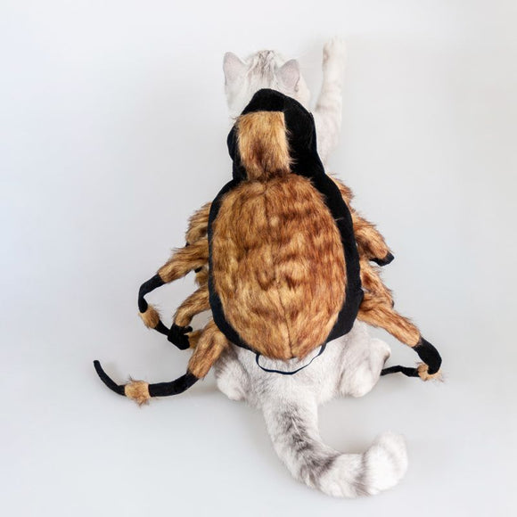 Disfraz de Araña para Mascotas - Traje de Halloween Divertido para Perros y Gatos