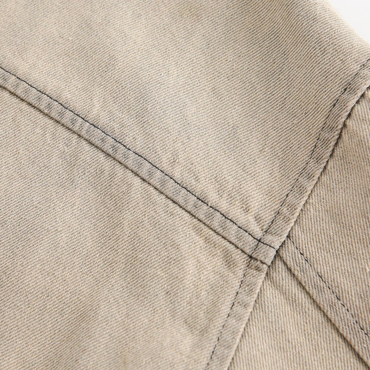 Camisa Denim Holgada con Efecto Tinta Splash - Image 22